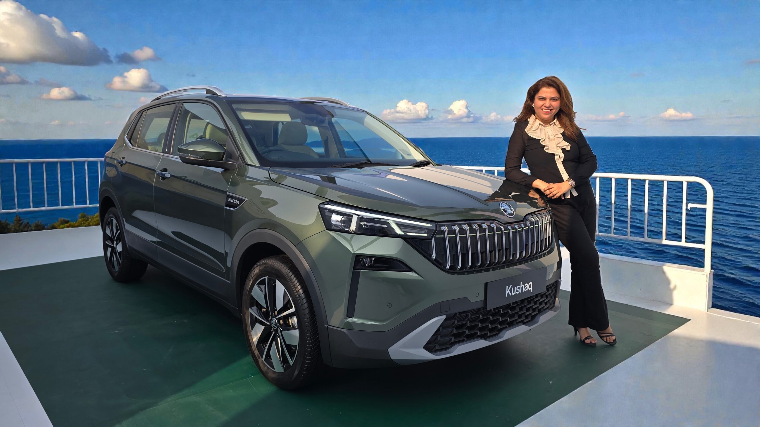 Skoda Kushaq Facelift Revealed: New Design, Panoramic Sunroof, Rear Seat Massage and 8-Speed Automatic Added