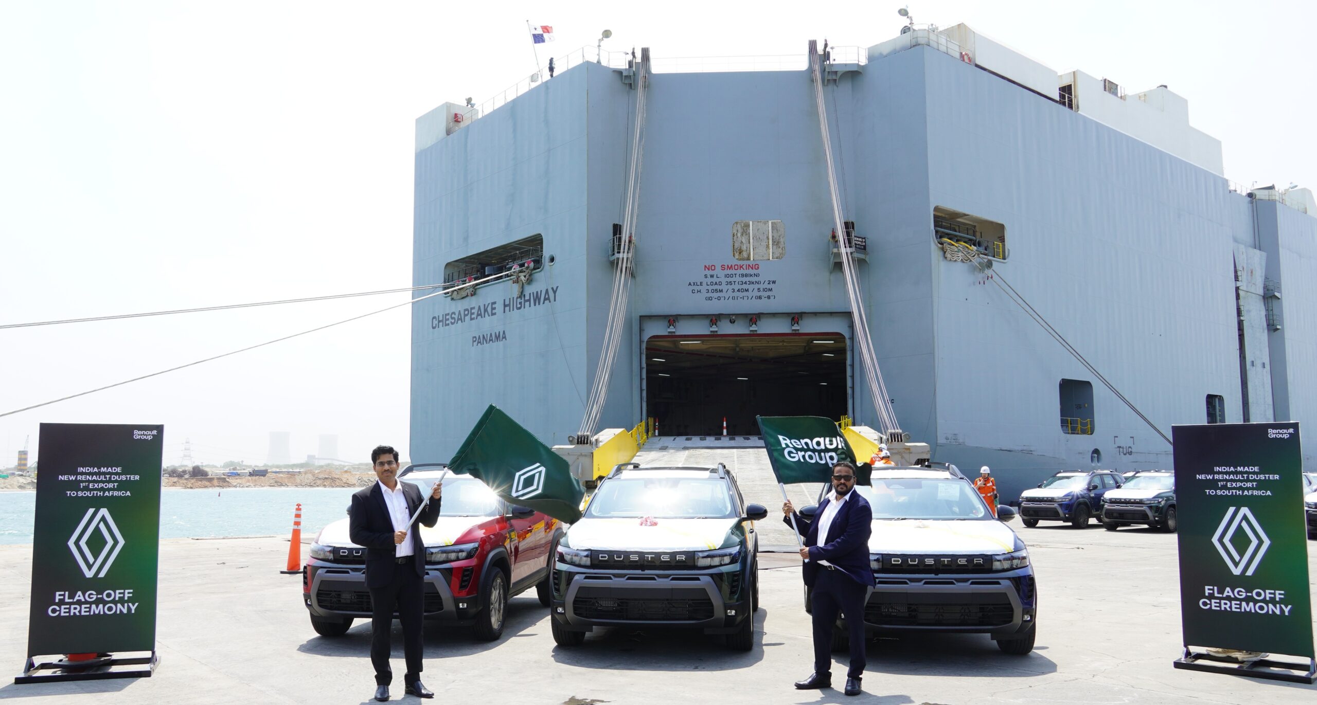 Renault India Commences Global Exports of All-New Duster, First Shipment Heads to South Africa