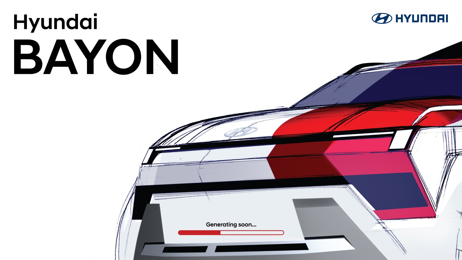 Hyundai BAYON Design Sketches Revealed Ahead of India Debut